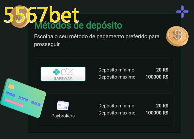 O cassino 5567betbet oferece uma grande variedade de métodos de pagamento